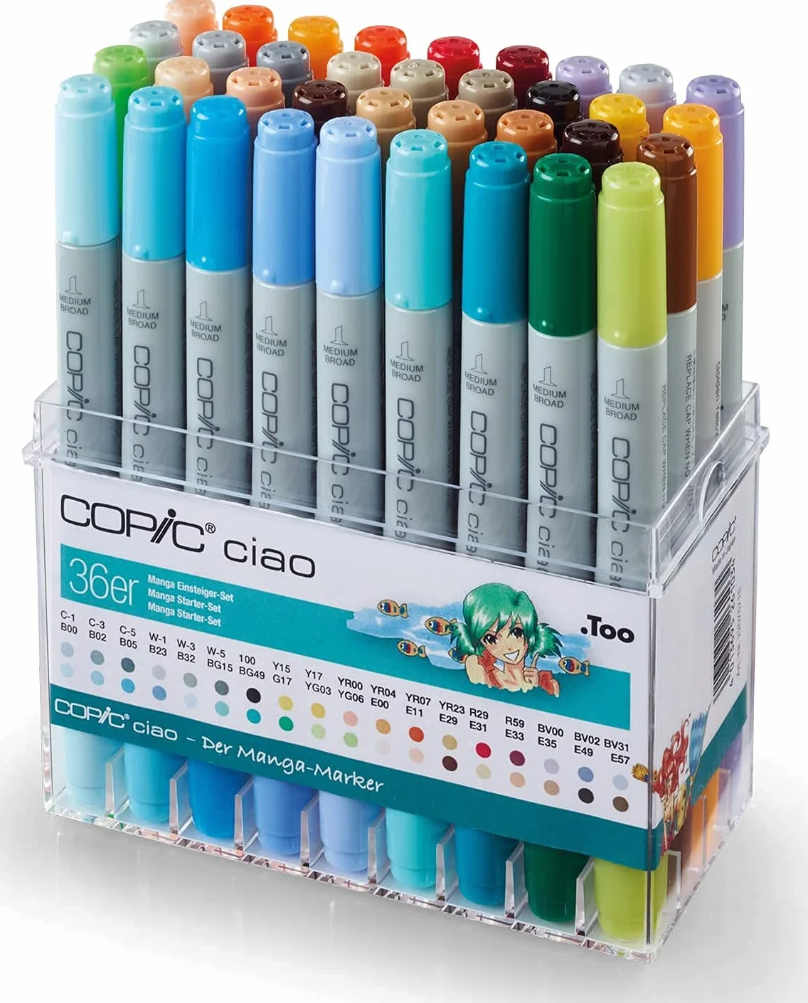 Copic 22075715 Ciao Manga Starter Set da 36