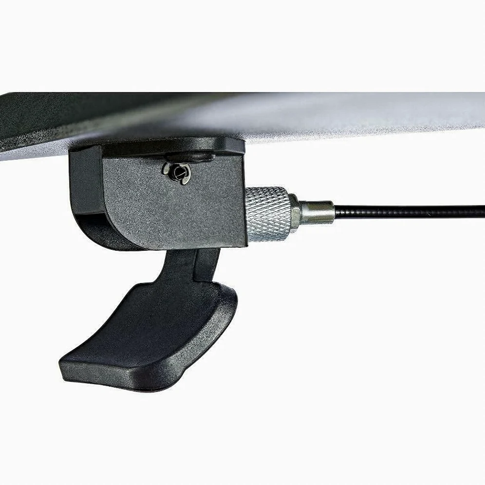 StarTech Postazione Mobile Sit-Stand, Regolabile in Altezza (STSCART2) | Superficie di Lavoro Ampia, Utilizzo da Seduti o in Piedi, Supporto alla Postura