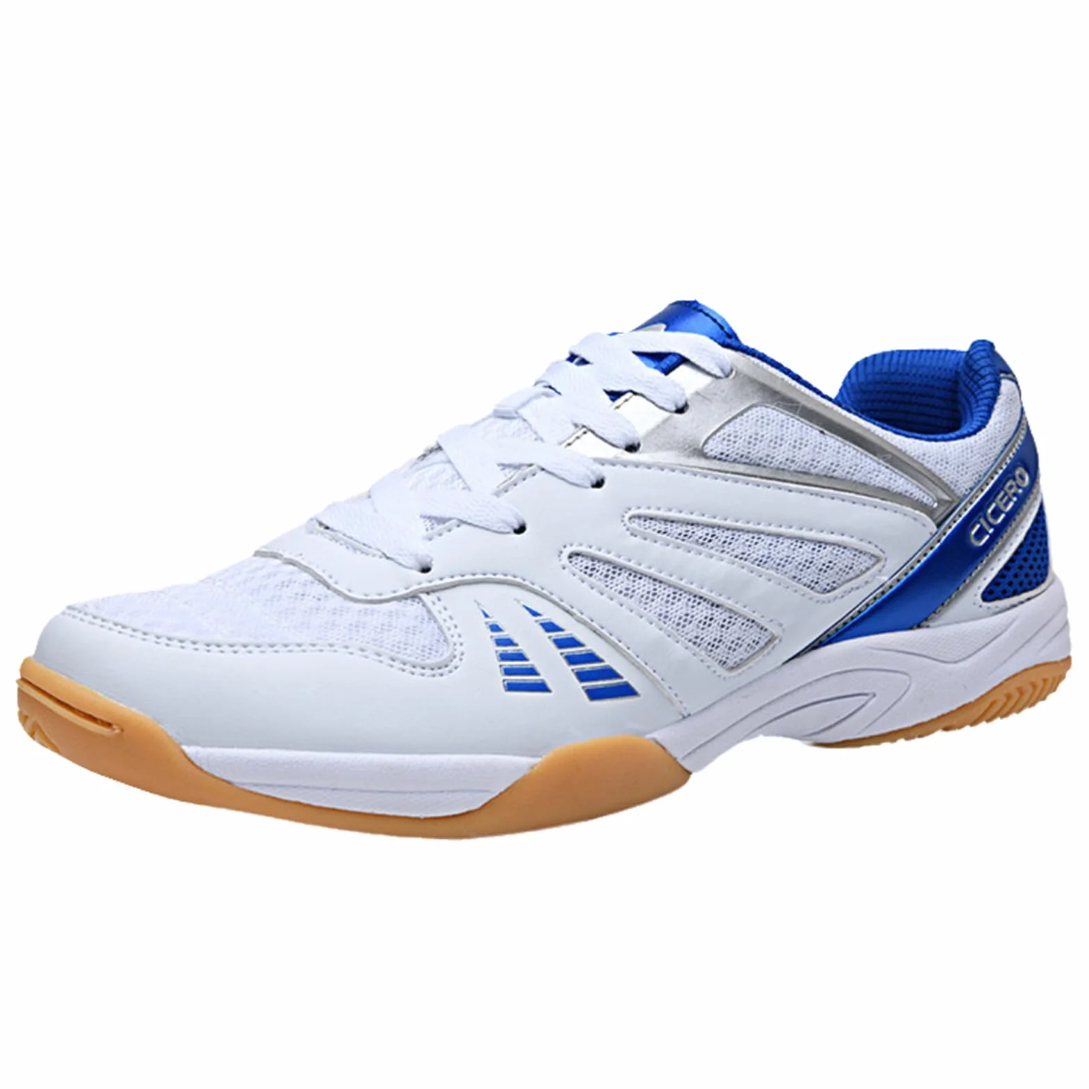 Scarpe da Badminton Uomo Comode Resistenti Suola Presa Attiva Indoor Tennis Squash Table Tennis Basketball Padel