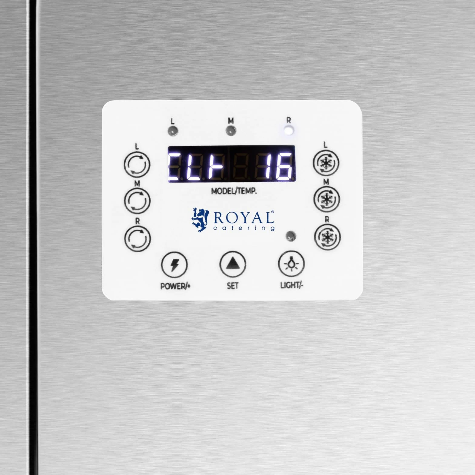 Royal Catering RCSL 2/12A Granitore sorbettiera 2 x 14 L LED Pannello digitale Macchina per granite