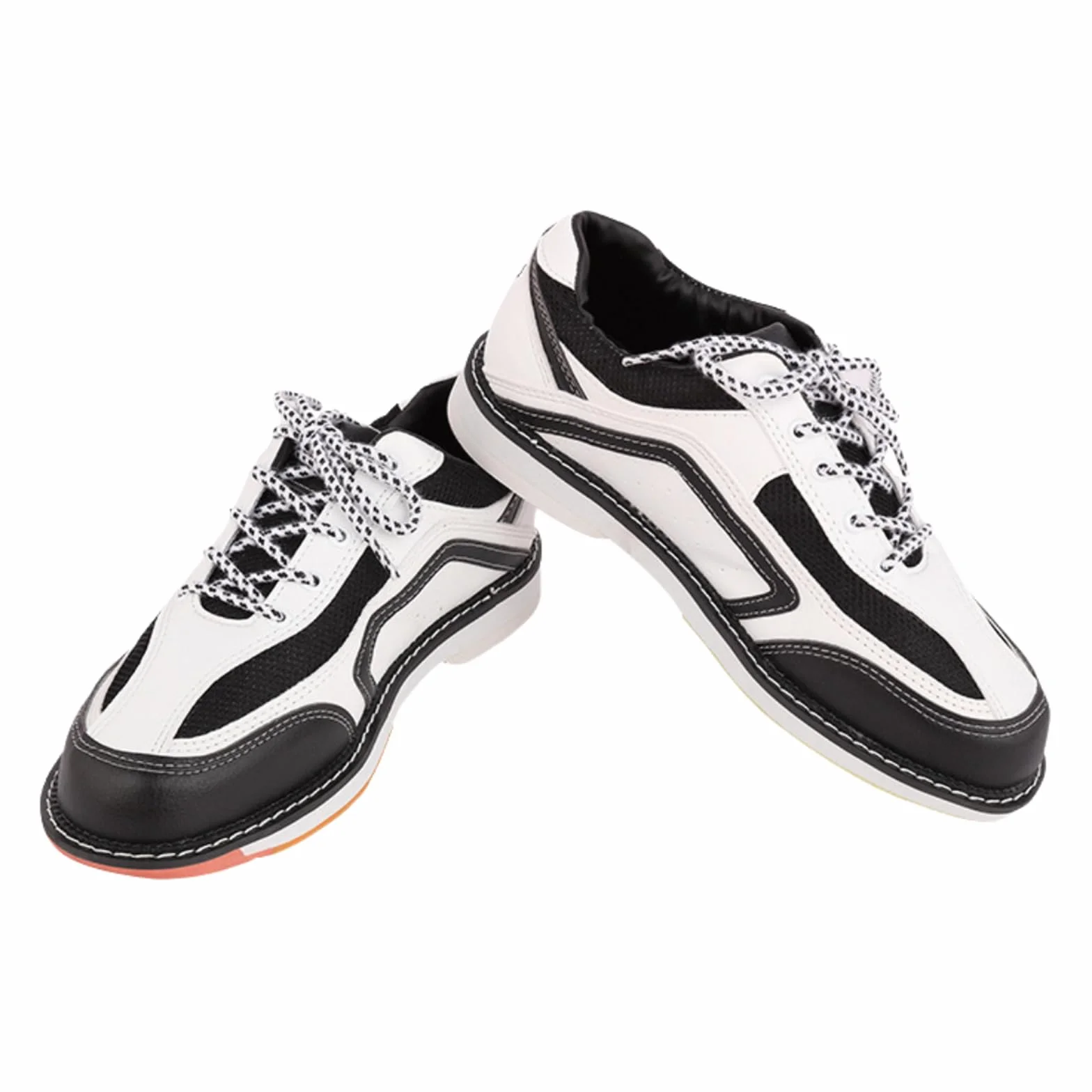 Scarpe da Bowling Uomo in Pelle Antiscivolo Traspirante per Destrimani e Mancini