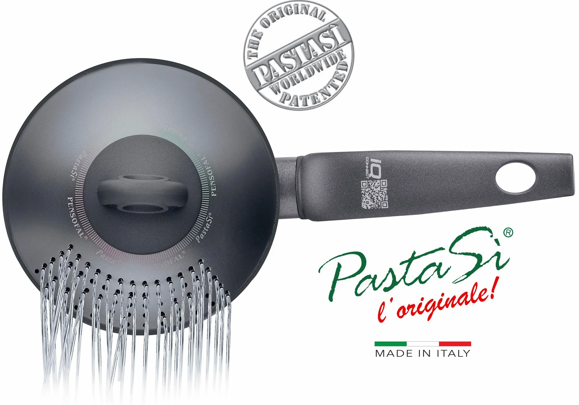 Pensofal Set di pentole e padelle IQ Connect batteria 9 pezzi rivestimento Diamond alluminio antiaderente da induzione