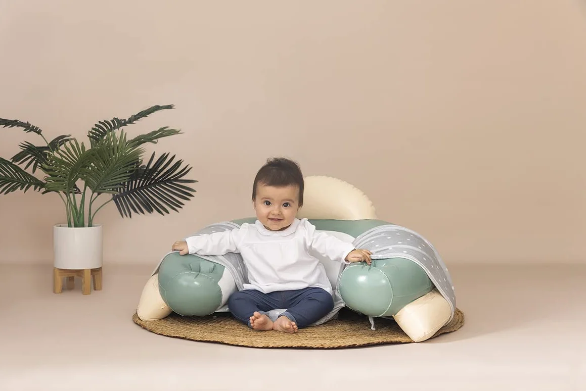 Smoby Little Smoby Poltrona Attività, 7600140103, +6 Mesi, per Iniziare a Stare Seduti Divertendosi, Tavolino Attività