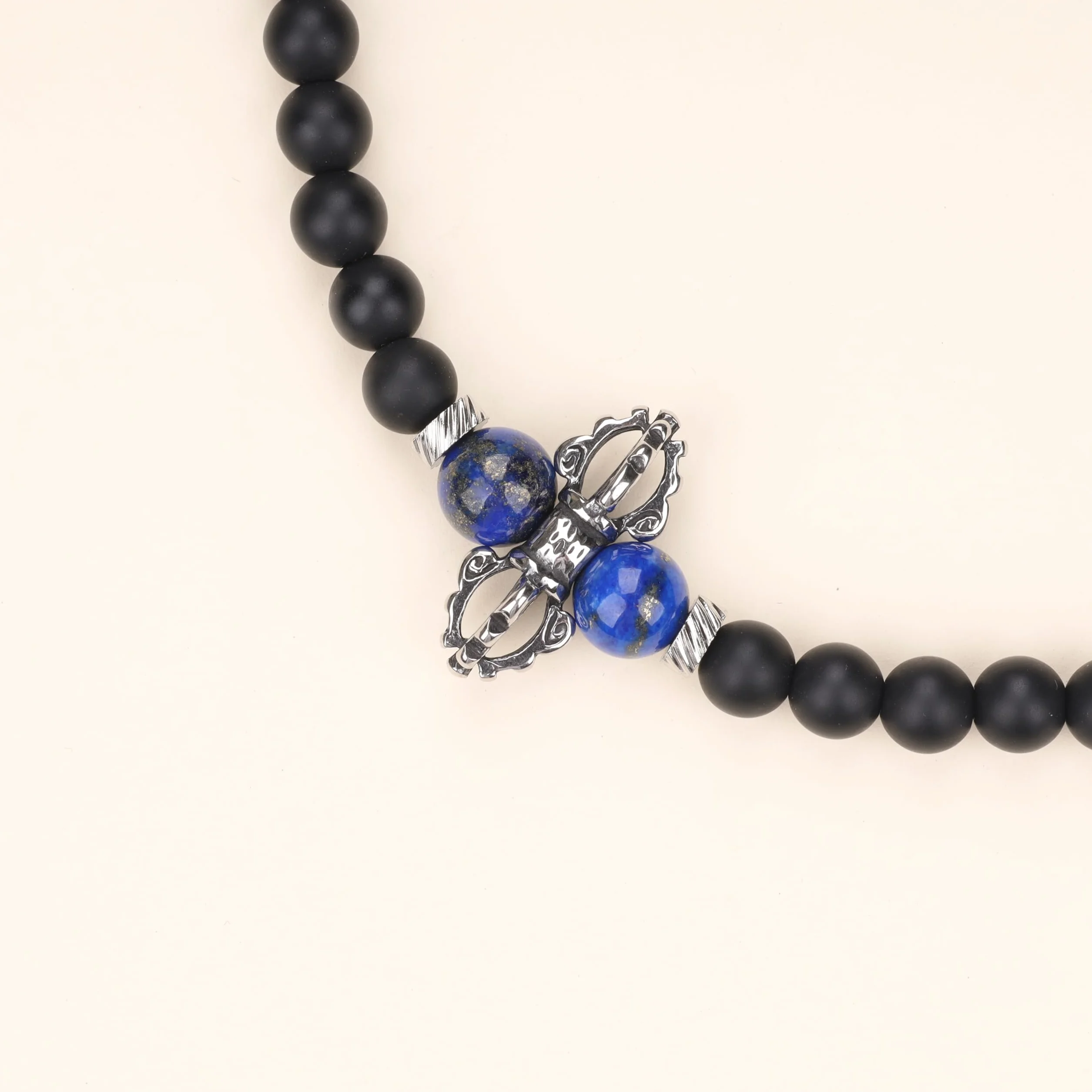 COAI Collana Mala 108 Grani, Bracciale Mala Multistrato 108 Perle in Pietre Naturali, Rosario Tibetano Uomo Donna