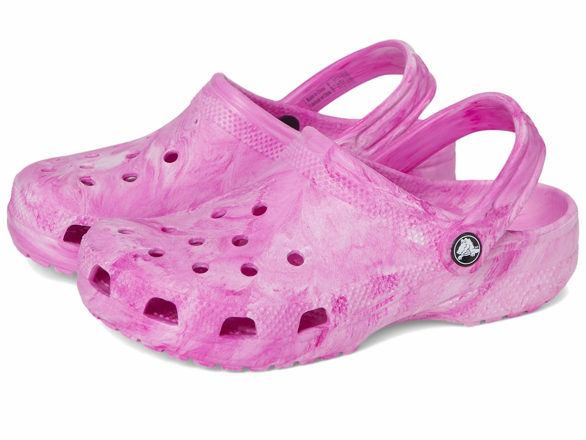 Crocs Classic Watercolor Marbled Clog K, Zoccoli Unisex - Bambini e Ragazzi
