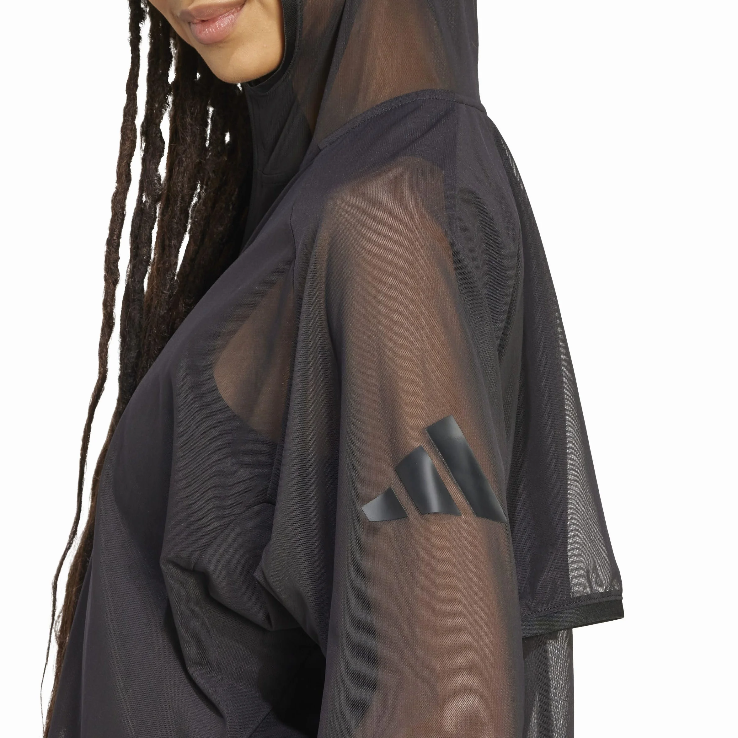 adidas Soft Lux Mesh Full-zip Hoodie PISTA CON CAPPUCCIO Donna (Pacco da 1)