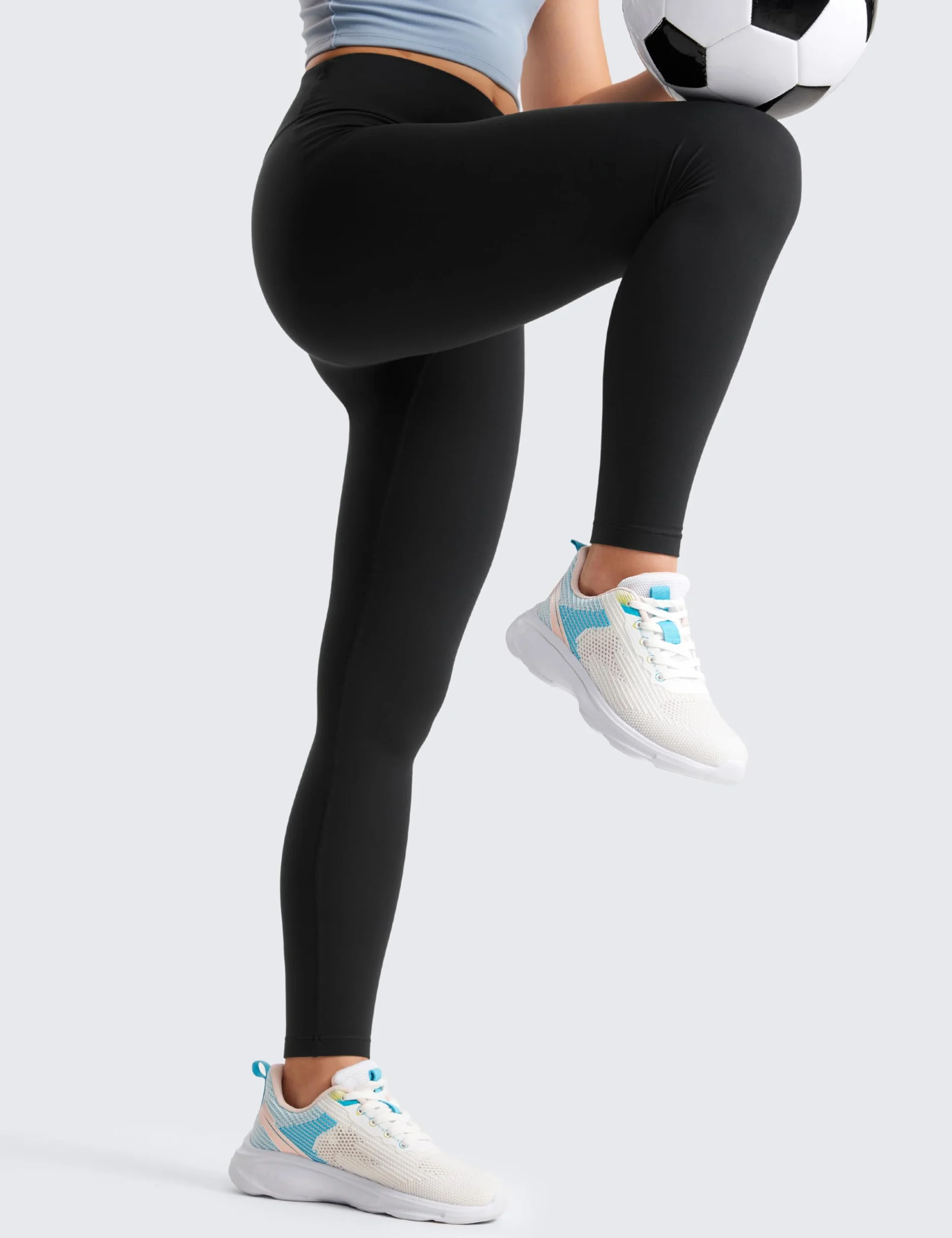 CRZ YOGA Ragazze Butterluxe Lunghezza Intera Leggings Atletici Vita Alta Sala Danza Yoga Pantaloni