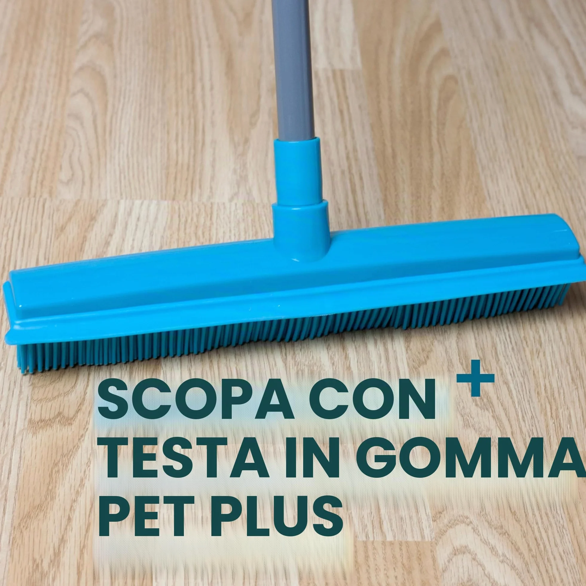 Beldray Pet Plus+ Spazzola 2 in 1 Lift & Trap Testa in gomma antigraffio per peli animali pavimenti duri finestre