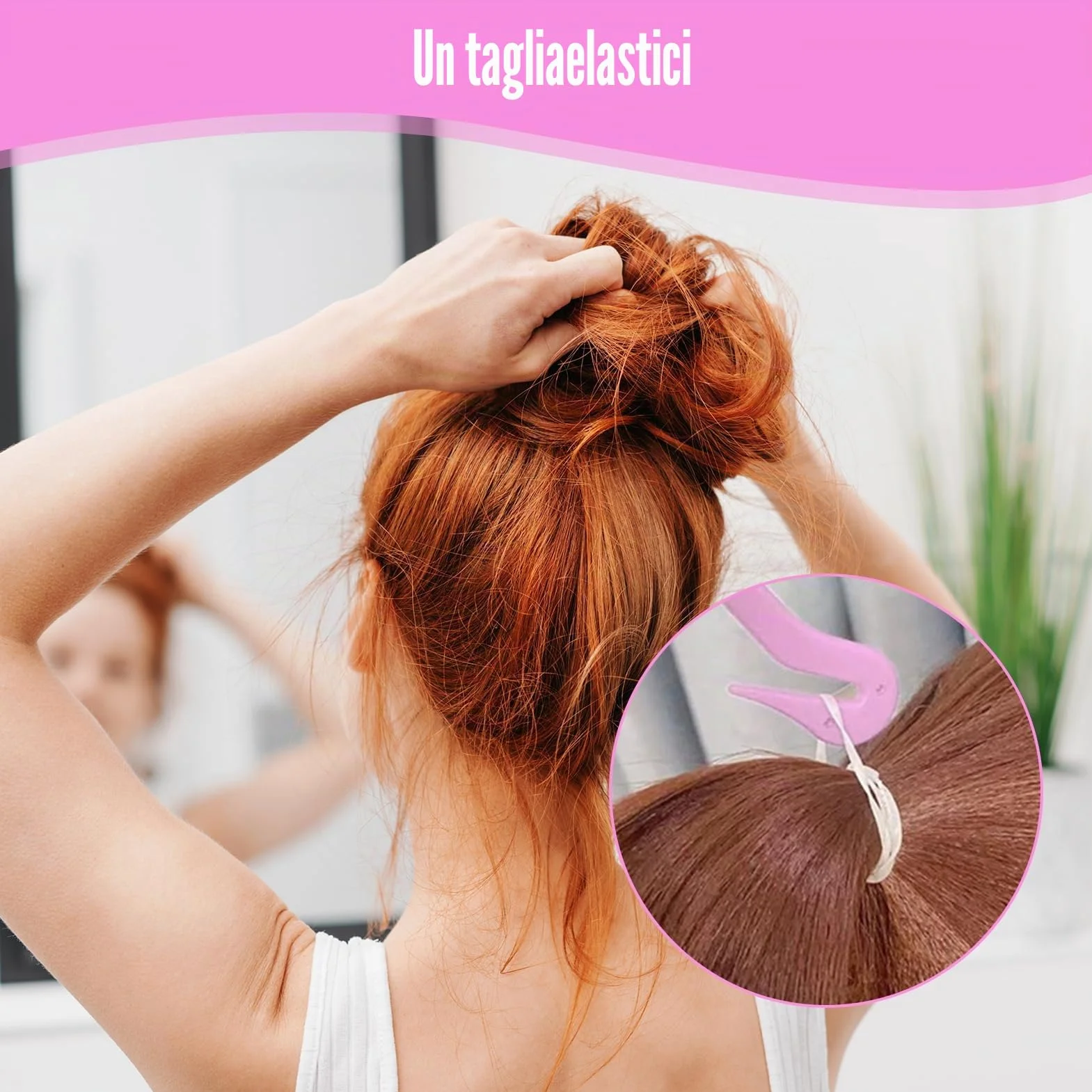 Set Accessori per Capelli Donna 6 Pezzi Strumenti Styling Fasce Twist