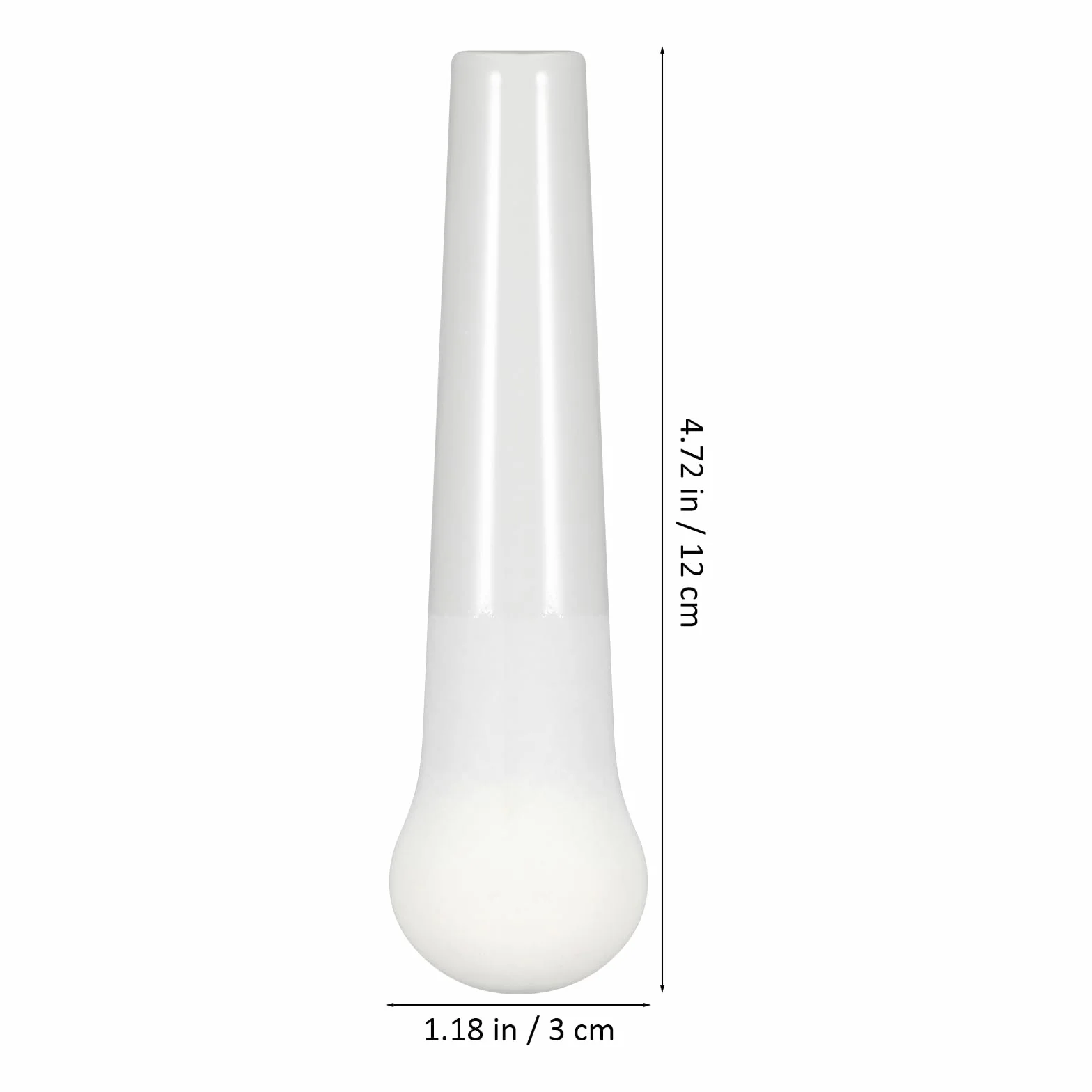 PRETYZOOM Macinino aglio in porcellana, accessorio per la cucina, trituratore a mano, tritatutto per l'aglio, pestello in ceramica, pestello bianco