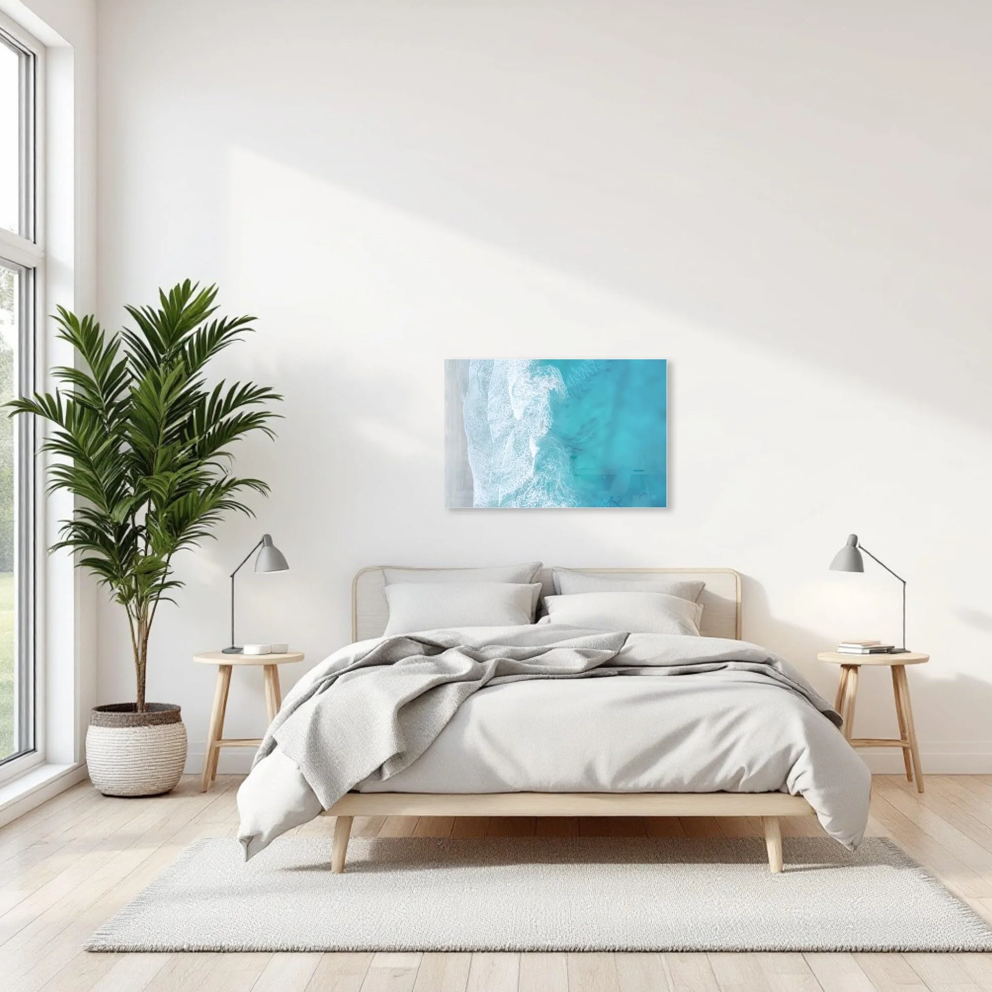 Lavagna Magnetica Senza Cornice - Elegante Bacheca in Metallo con Superficie Cancellabile 60x40cm