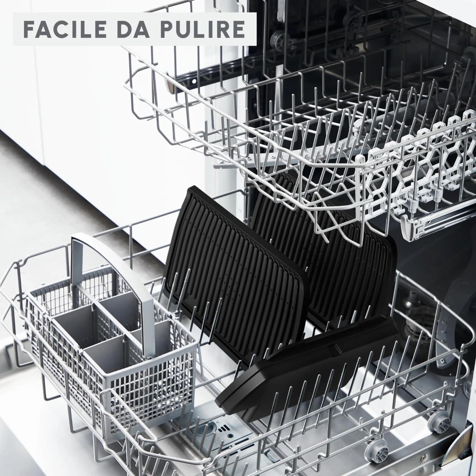 Moulinex Optigrill+ XL, Griglia Elettrica da Interno Ideale per Cucinare Carne, Pesce e Verdure, Indicatore di Cottura, 9 Programmi Automatici, Piastre Antiaderenti Facile da Pulire, GI7278
