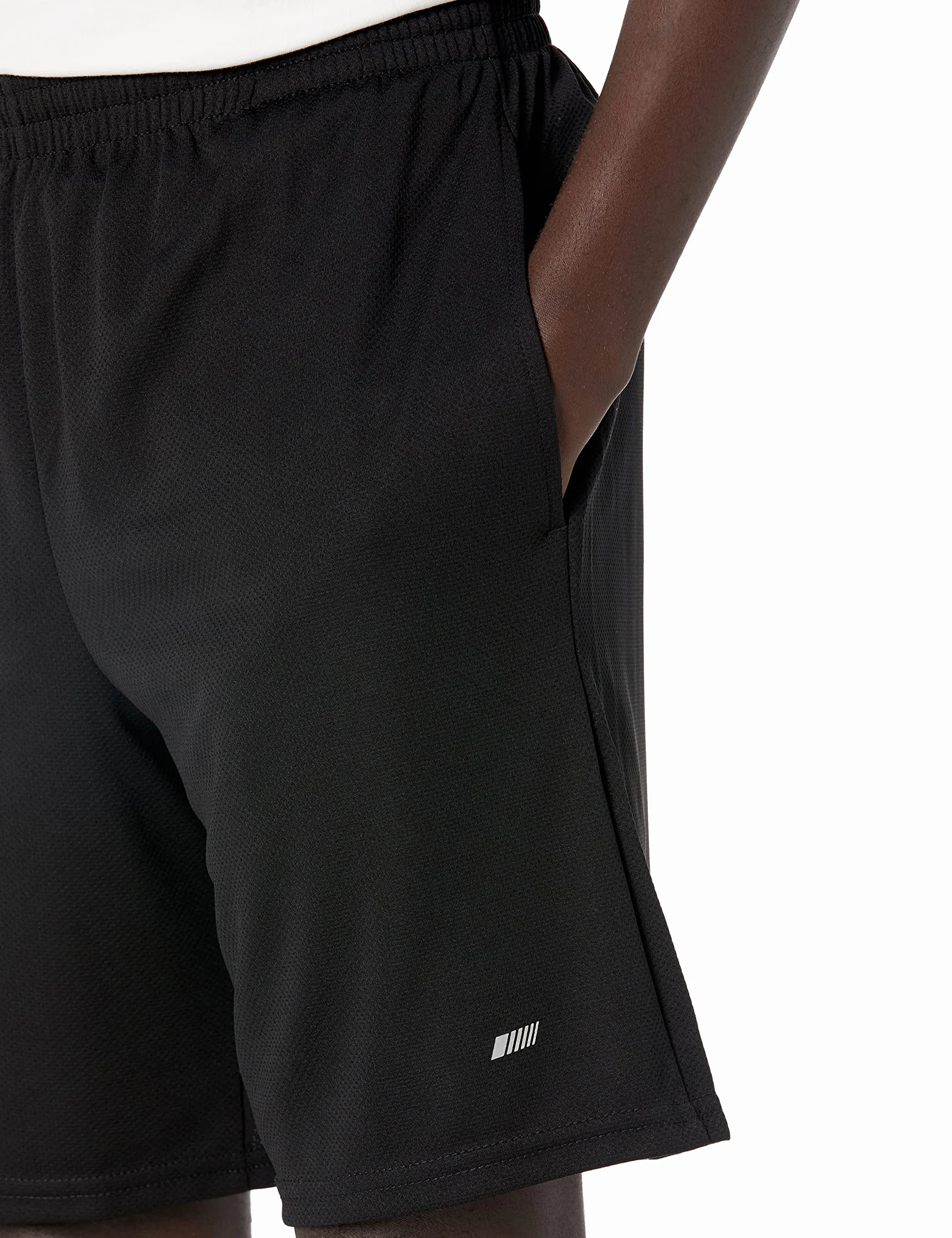 Amazon Essentials Pantaloncini da Allenamento Sportivi Tecnici per Palestra Basket, Vestibilità Ampia Uomo, Pacco da 2