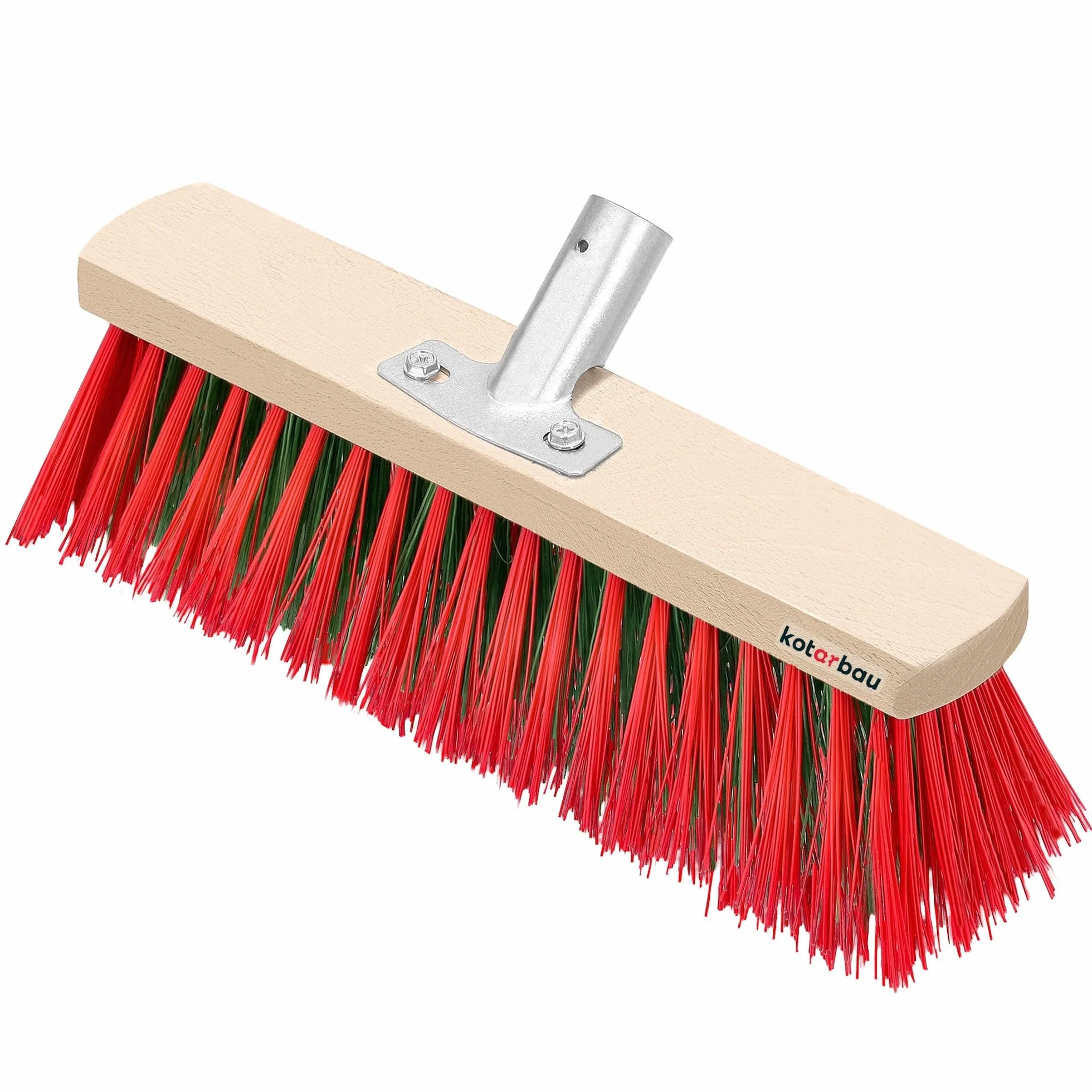 KOTARBAU Scopa da Esterno Spazzolone per Pavimenti 33 cm Industriale Legno PVC