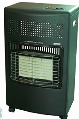ZEPHIR ZGS4210 Kuchenka gazowa 3 palniki infrared 4200 W czarny