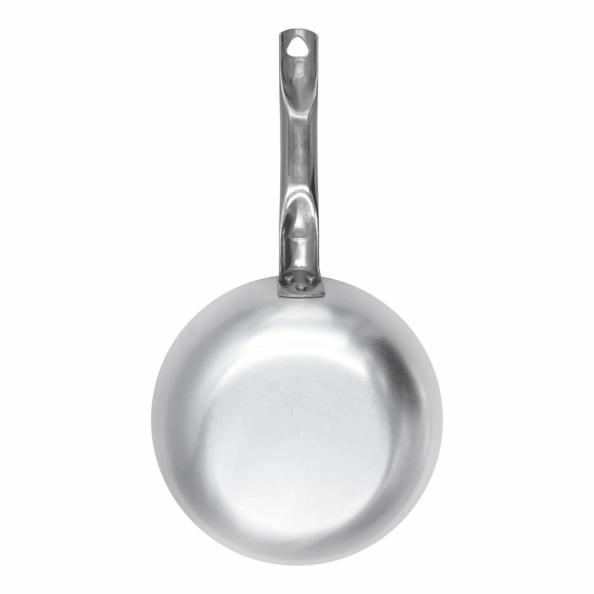 Pentole Agnelli Padella Alta per Saltare 28 cm Alluminio 3 mm Antiaderente Manico Inox