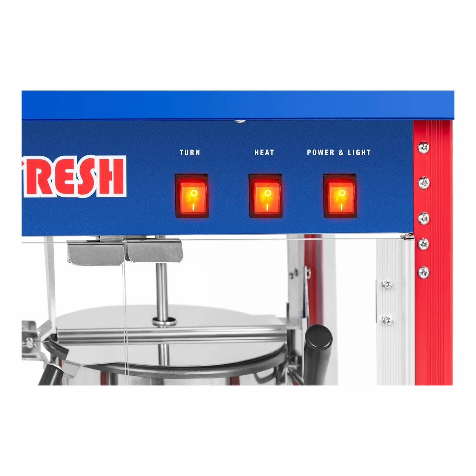 Royal Catering - Macchina per popcorn - 1500 W - 5 kg/h