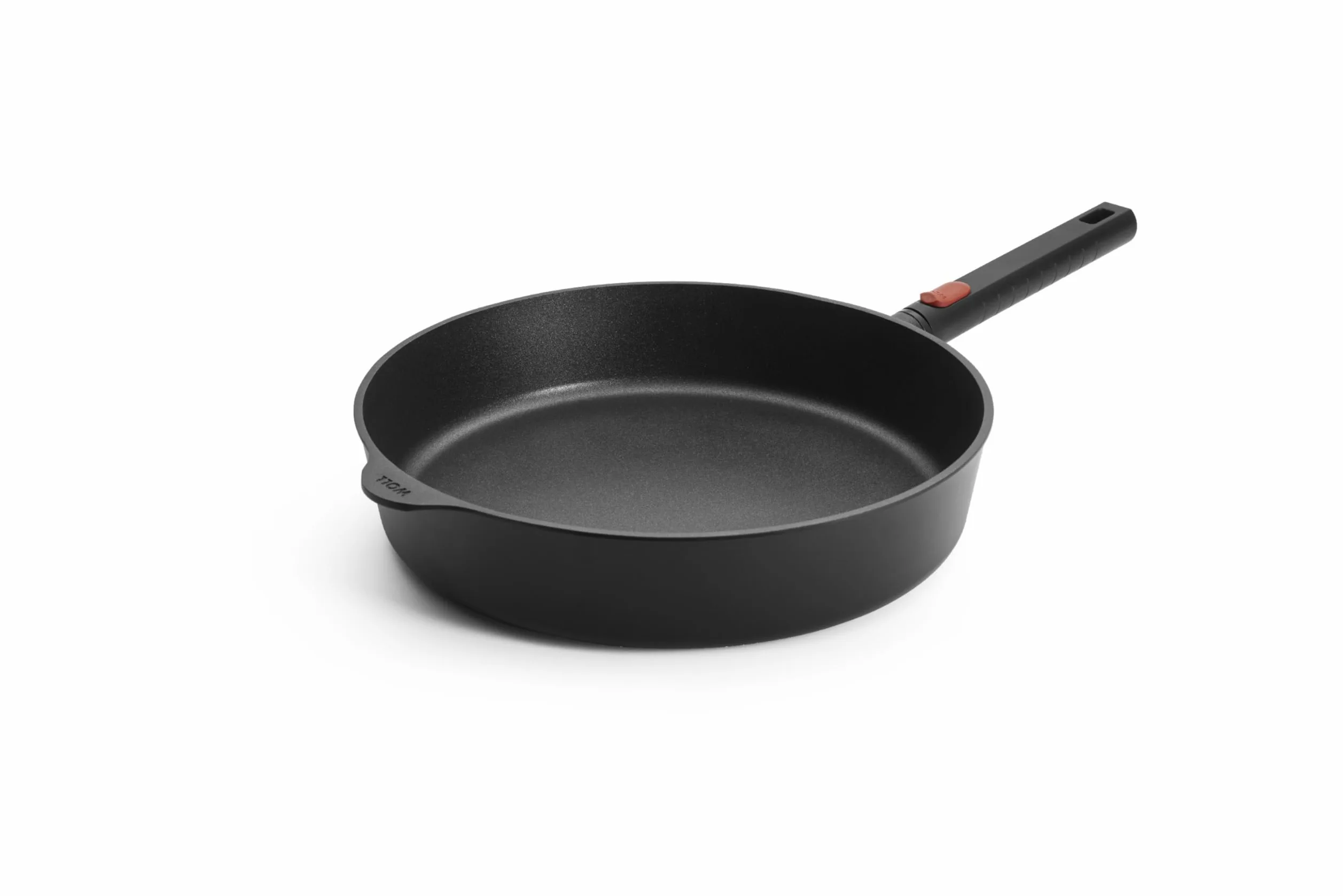 Woll Eco Logic QXR - Padella a bordo alto, induttiva, diametro 32 cm, altezza 7 cm, con manico rimovibile, adatta per tutti i piani cottura, senza PFAS, rivestimento antiaderente, in alluminio