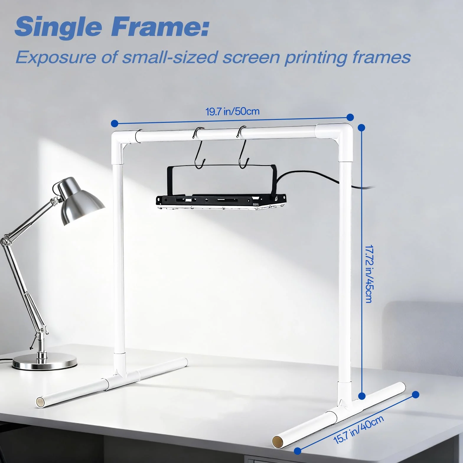 UV LED Lamp 50W 2pcs doppio supporto per serigrafia esposizione emulsione fotografica cianotipi