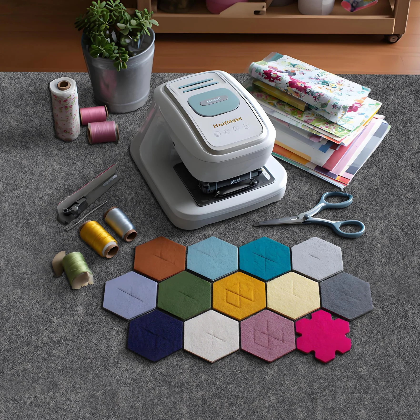 Lana Tappetino per Pressatura 48,3 x 66 cm XL Feltro Spesso Trapuntare Cucire Artigianato Poggia Ferro Resistente Calore Superficie Stiro Portatile Durevole