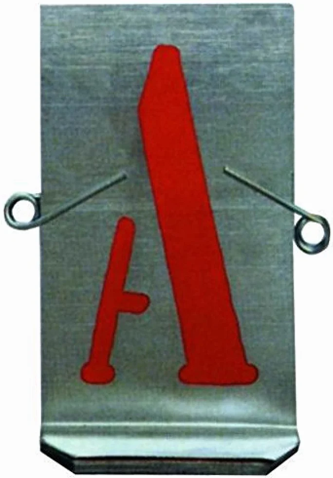 Vigor 4033018 Stampi/Lettere Lamiera Zincata, 27 Lettere Art. 605