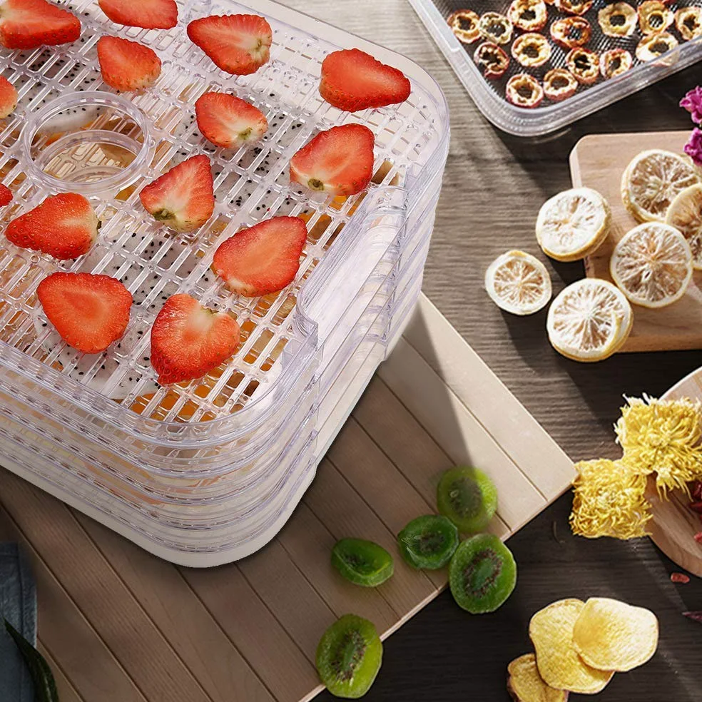 Essiccatore alimentare, Essiccatore frutta e verdura, Temperatura Regolabile da 35-70℃, Essiccatori per alimenti, 8 Pallet, 400W
