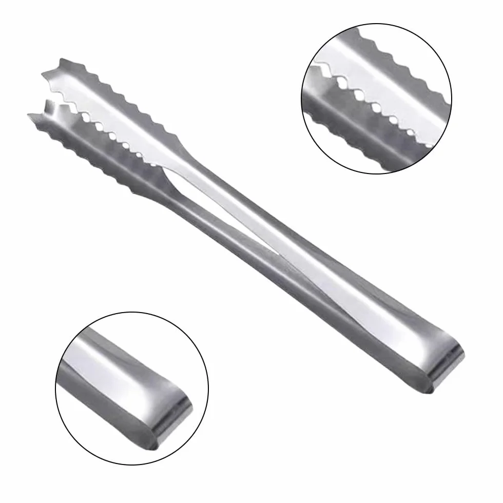 Pinze per Zucchero Acciaio Inox 2 Pezzi per Cucina Bar Caffè
