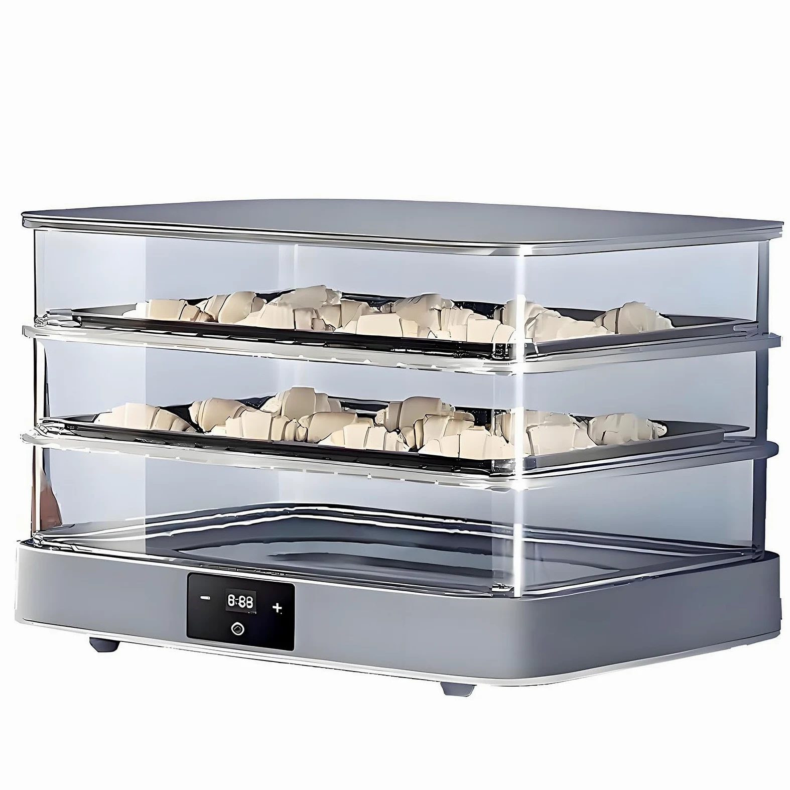 Impasto Rimovibile Lievitatore - Temperatura E Tempo Regolabili, Controllo Automatico Dell'umidità per Una Fermentazione Uniforme, Cella di Lievitazione del Pane da 40 Litri