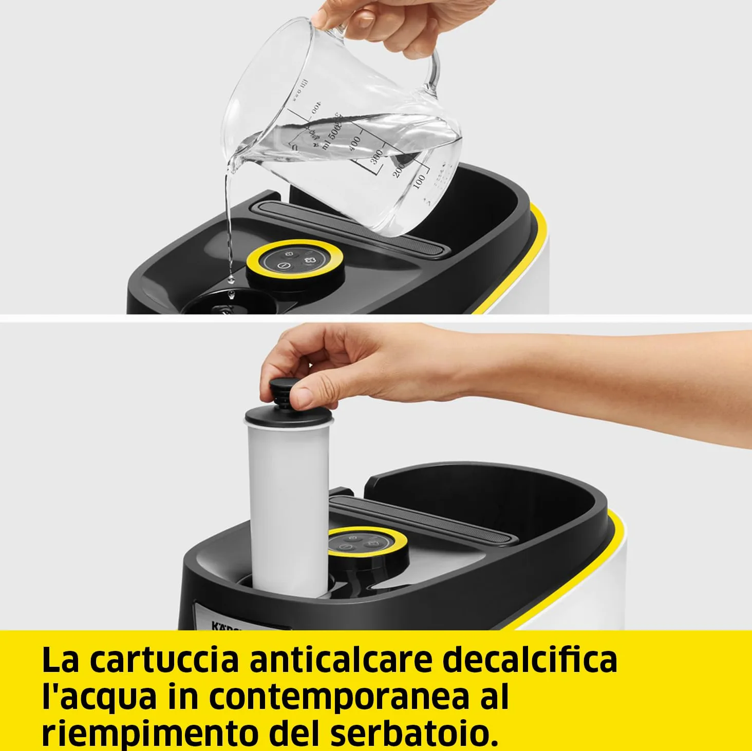 KÄRCHER Pulitore a Vapore SC 3 Deluxe, Pressione 3,5 bar, Riscaldamento 30 sec, Potenza 1.900 W, Area di Lavoro 75 m², Serbatoio da 1L, Include kit pulizia pavimenti e filtro anticalcare