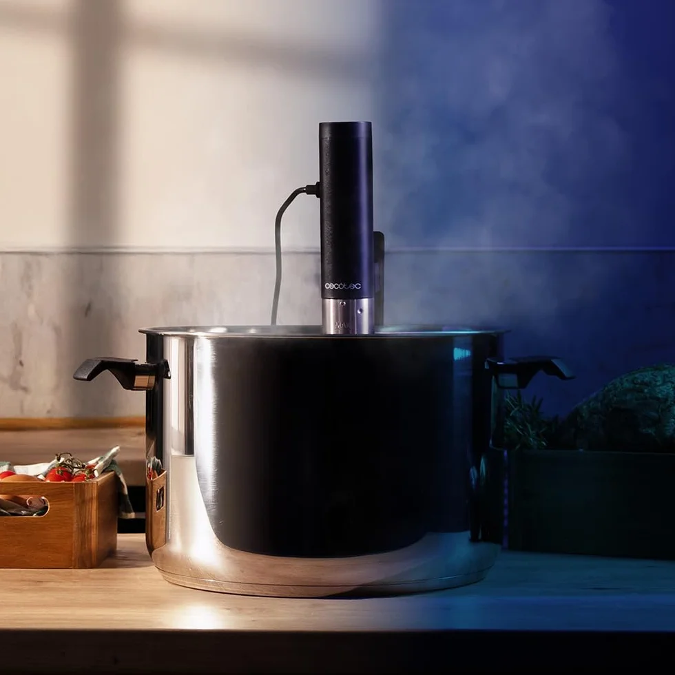 Cecotec SlowVide 1000 Connected Sous Vide 1000W 5-95°C Wi-Fi Touchscreen 15L IPX7