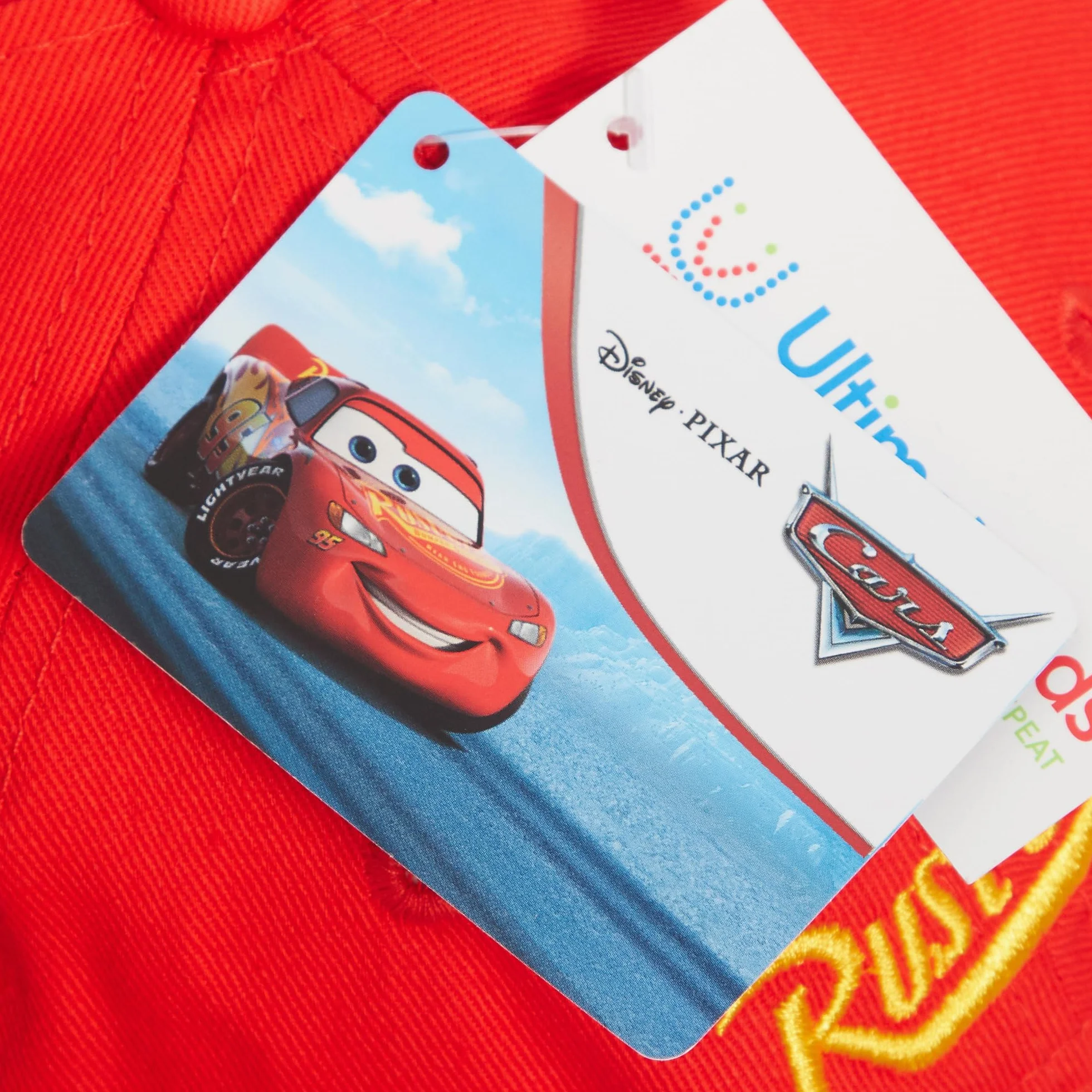 Disney Cars Cappellino da baseball Saetta McQueen per bambini visiera regolabile
