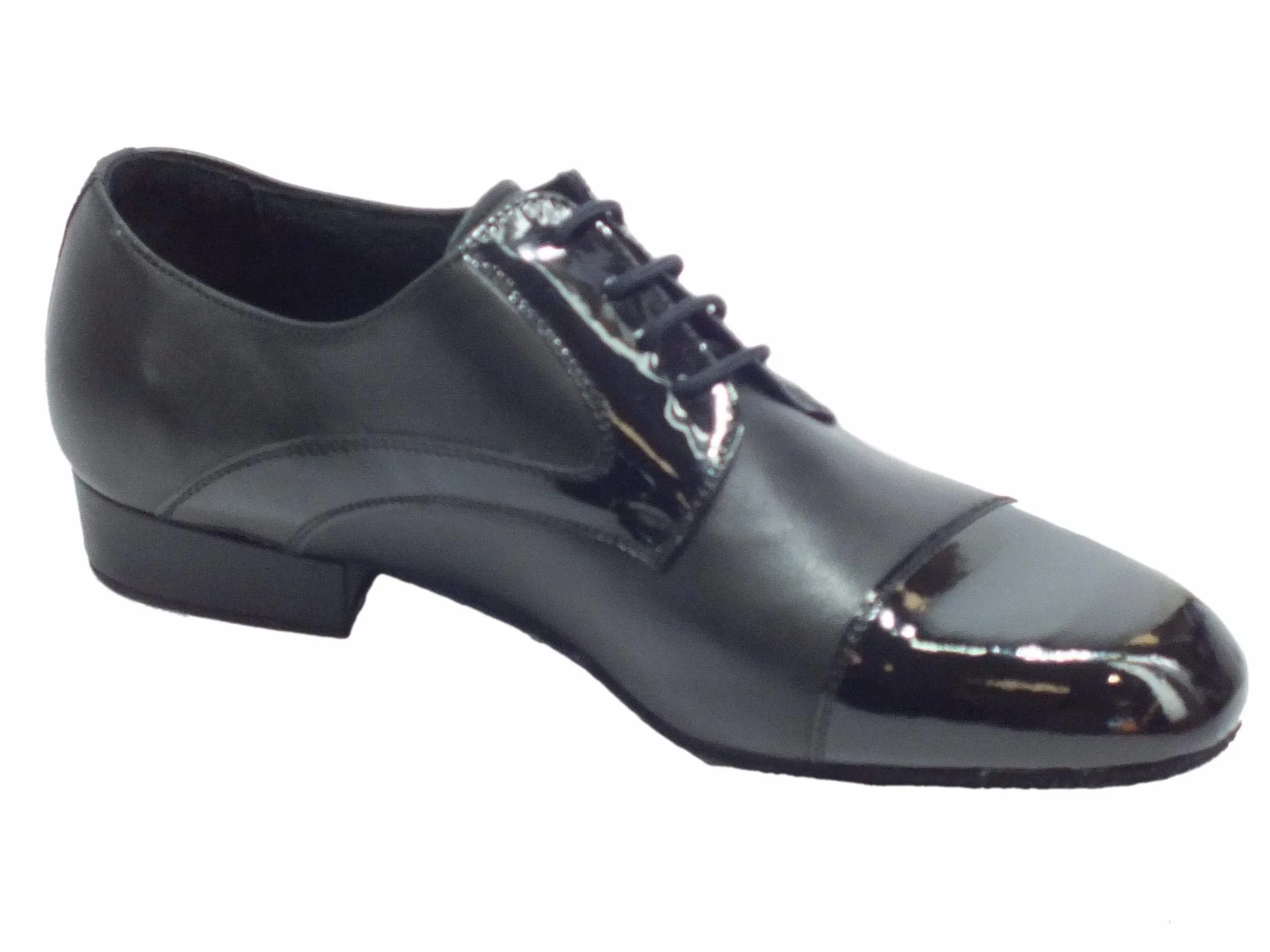 Scarpa da Ballo Uomo Nappa Verniciato Nero