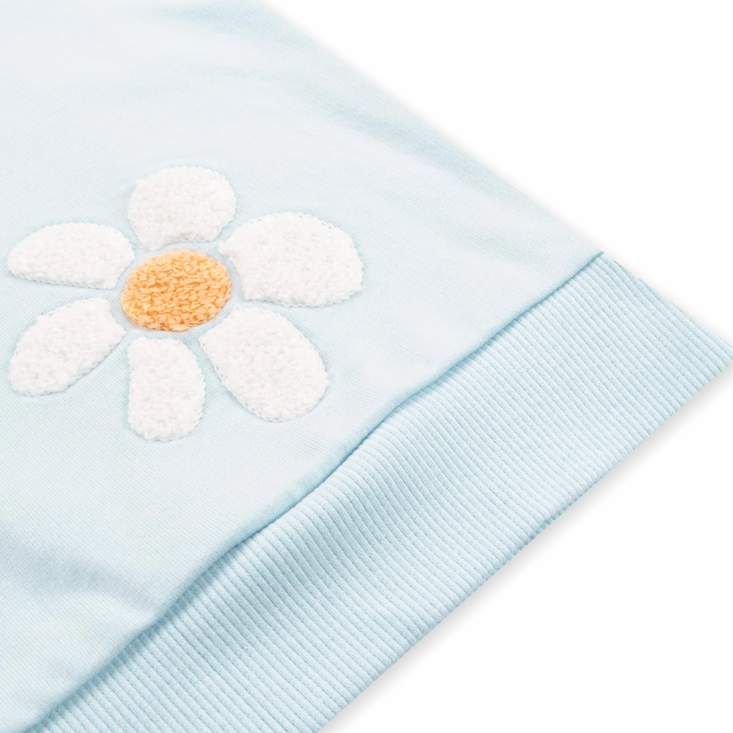 BlueY Felpa Bambina | Felpe Ragazza Cotone | Maglione Bambina Fiore