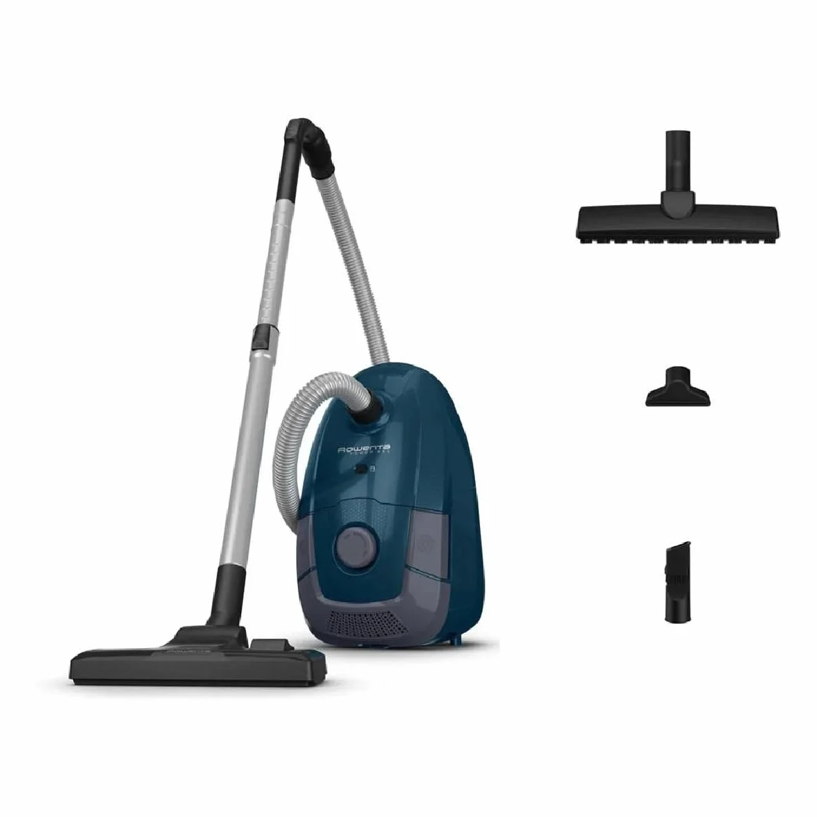 Rowenta Aspirapolvere con sacchetto RO3126 Power XXL, blu scuro/grigio