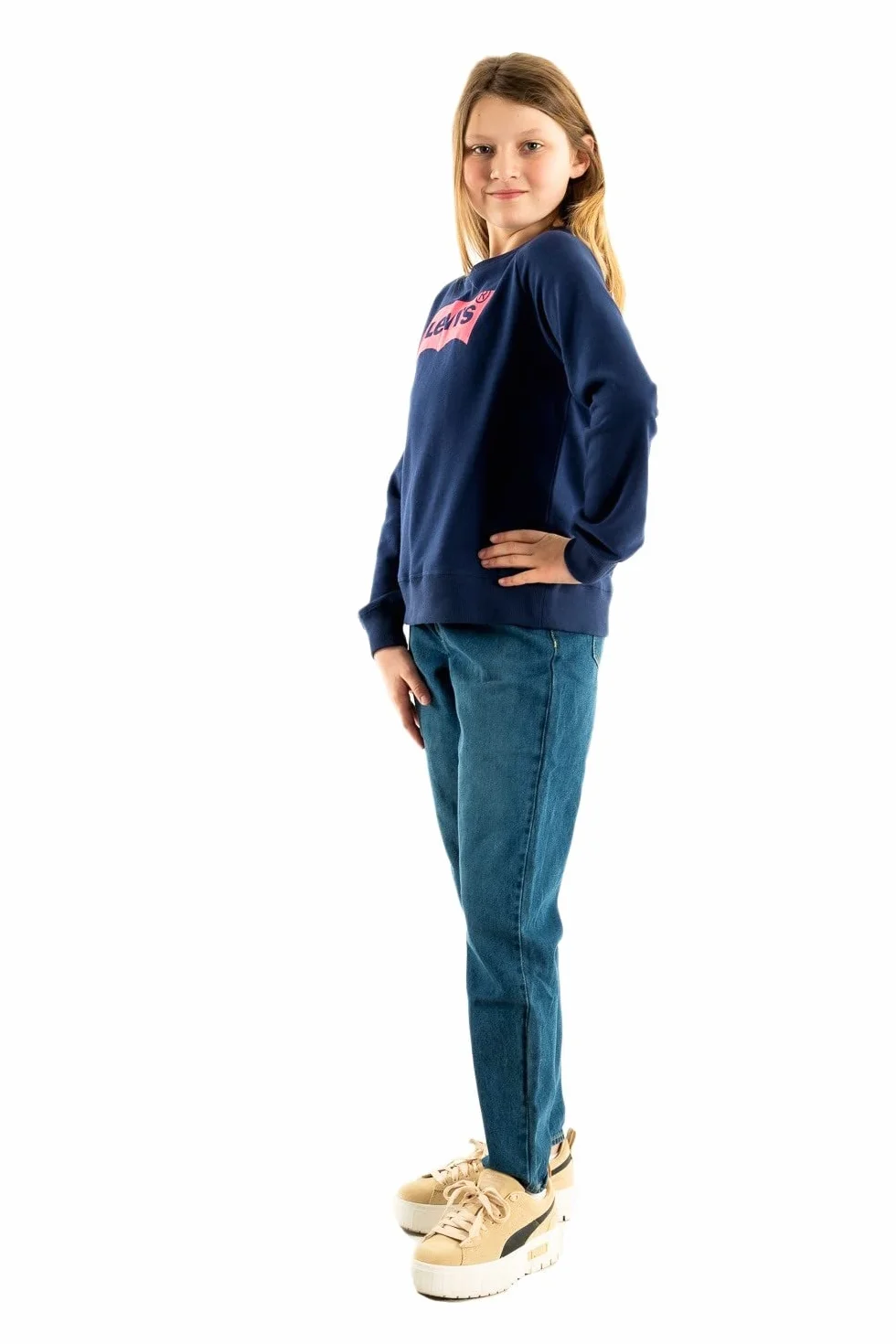 Levi's Batwing Crewneck Sweatshirt 4e6660 Maglia di tuta Bambine e ragazze
