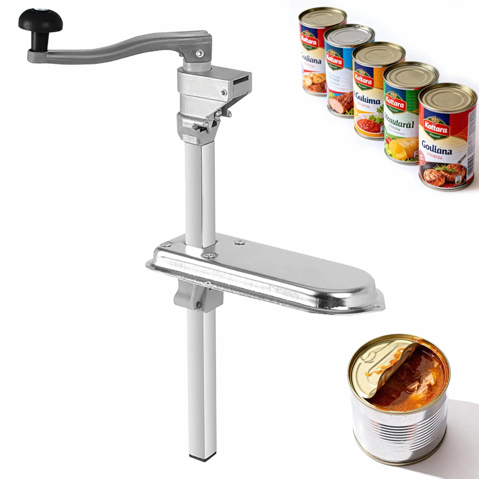 Apriscatole da Tavolo in Lega di Alluminio Professionale per Catering