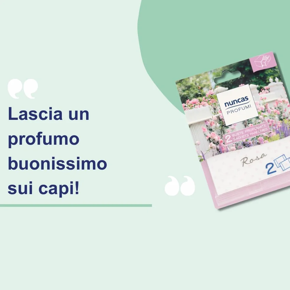 Nuncas Buste Profumate - per Cassetti - Rosa - 2 Pezzi