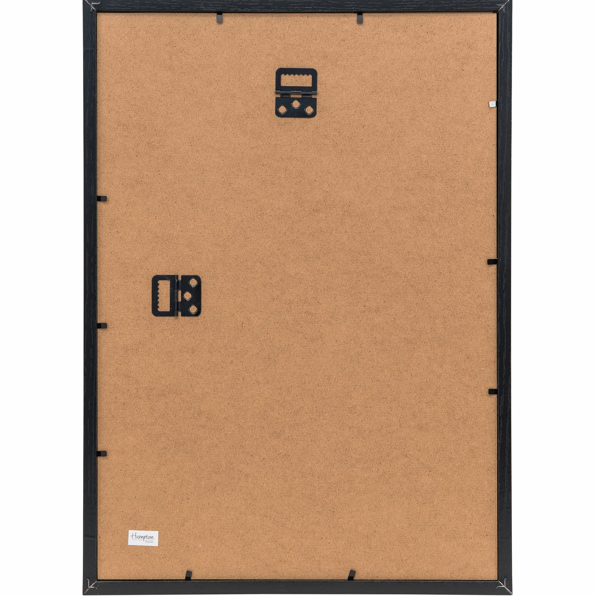 Hampton Frames, Cornice Poster OXFORD A3 29,7x42 cm, Nera, MDF effetto legno, Fronte acrilico leggero, Clip e ganci inclusi | Cornice da parete per arredamento interno