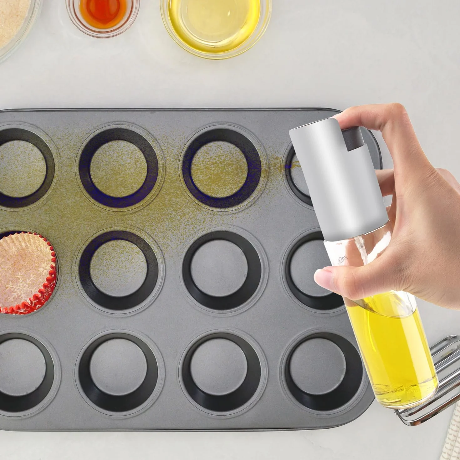 BEPER C102SPE100 Spruzzino Olio per Friggitrice ad Aria 100 ml, Nebulizzatore Olio Alimentare BPA Free