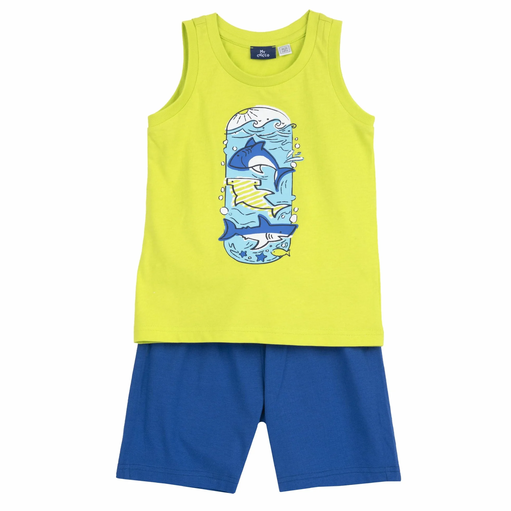 Chicco Completo Bambino Canottiera Pantaloncini Abbigliamento