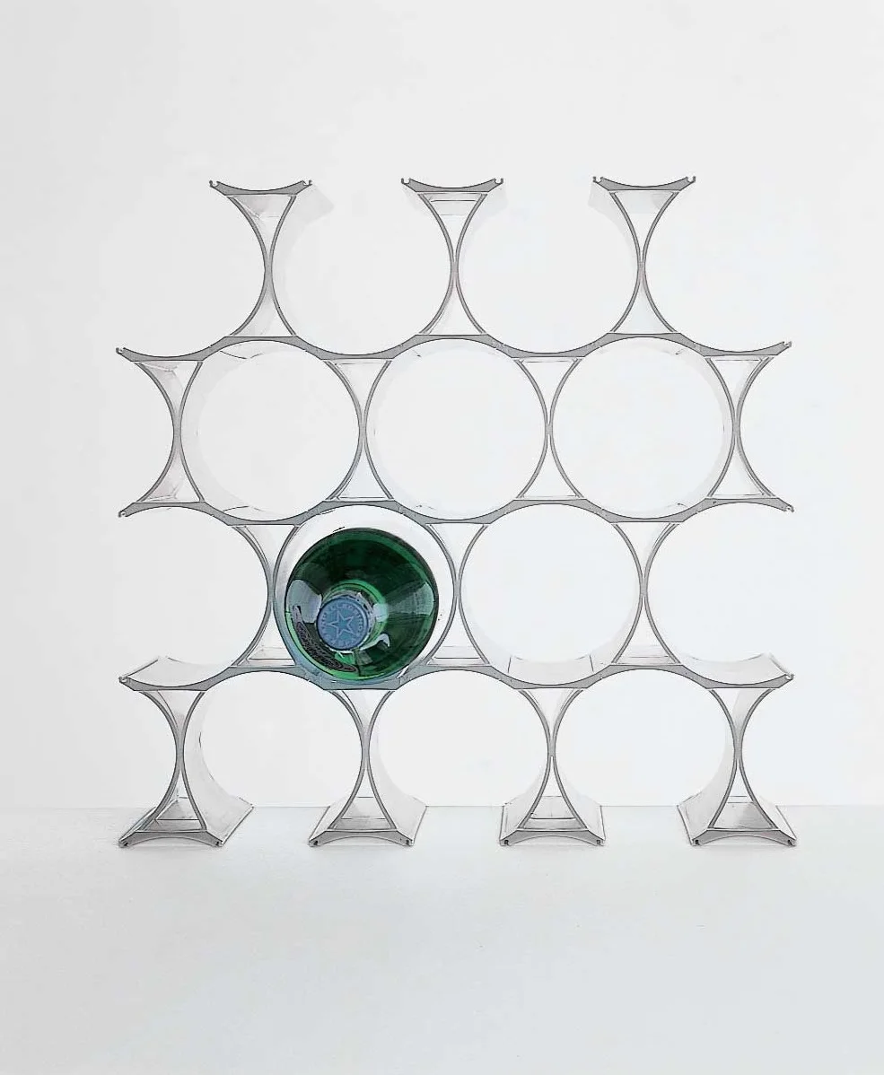 Kartell Infinity Portabottiglie Opalino