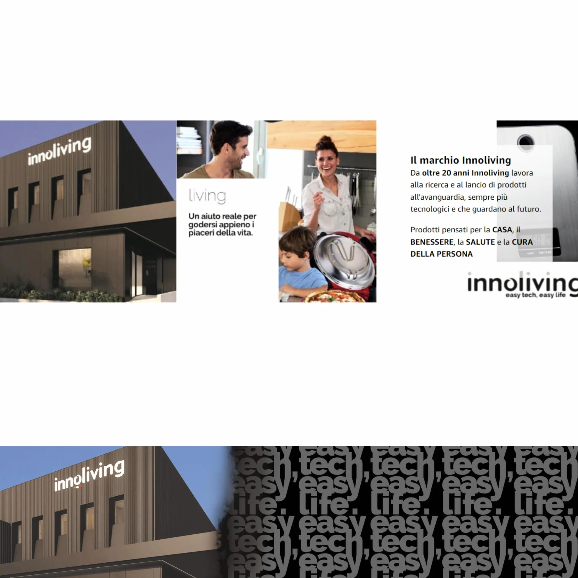 Innoliving Piastra Elettrica Doppia INN-748 con Diametro Piastre 15,5cm, 5 Livelli di Regolazione Temperatura, Spia di Accensione, Potenza 2000W