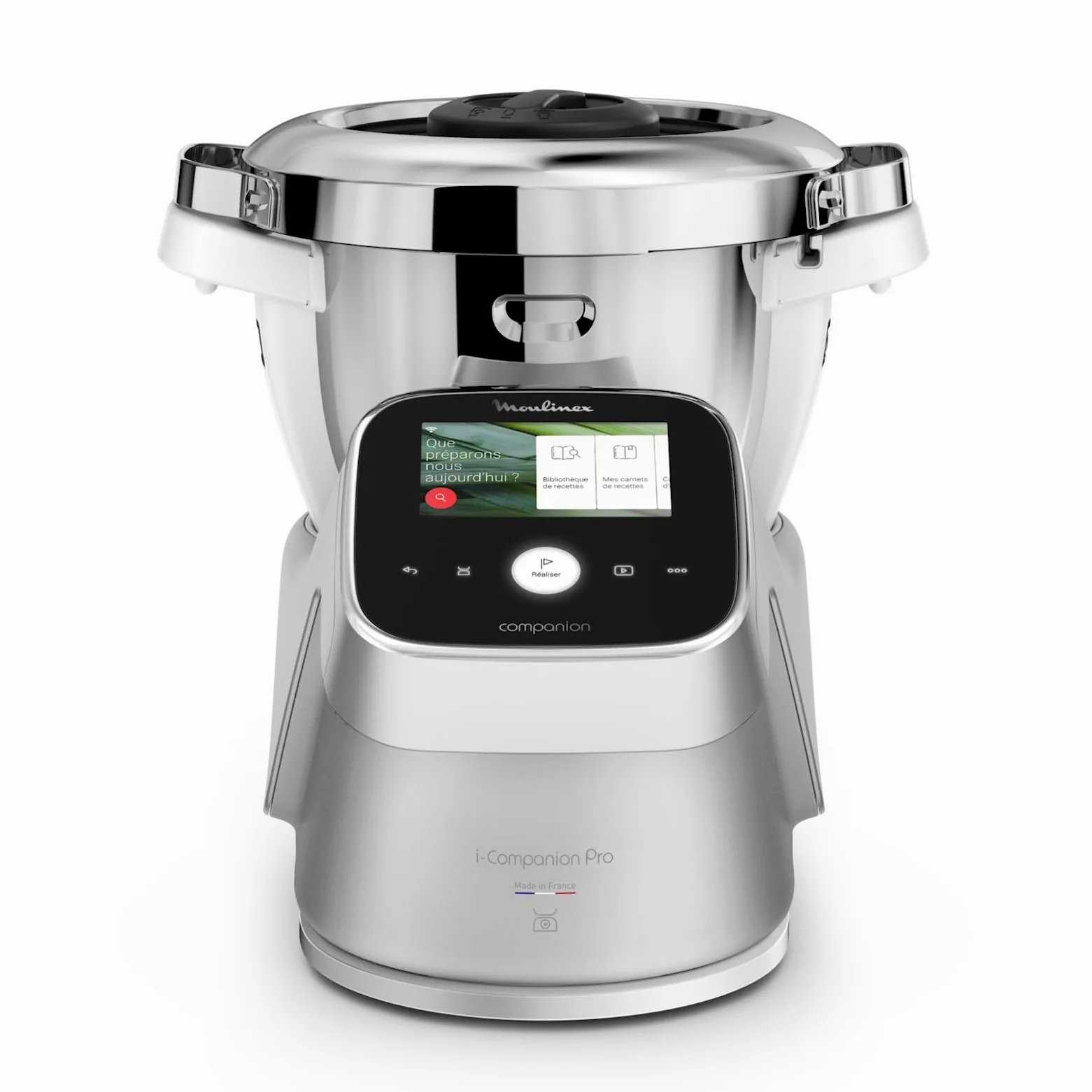 Moulinex i-Companion Touch Pro, Robot Da Cucina Multifunzione con Bilancia Integrata, 19 Modalità di Preparazione e Cottura, Capacità Utile 3L, Connettività WiFi/Bluetooth e Schermo Touch, HF93CC