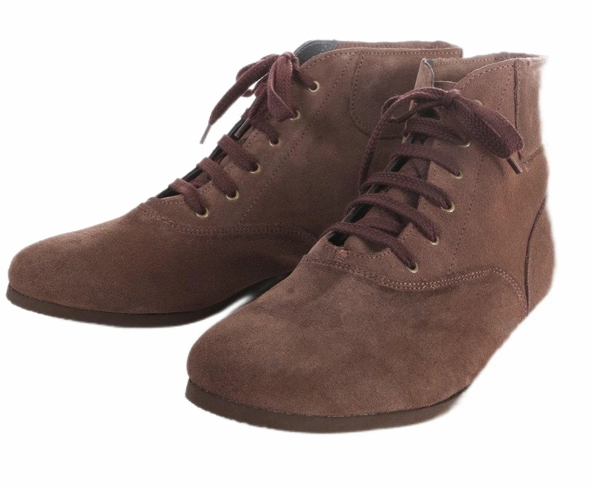 Pantoffelmann Tronchetti Scarpe da Arrampicata DDR Pelle Scamosciata Suola Gomma Uomo Donna