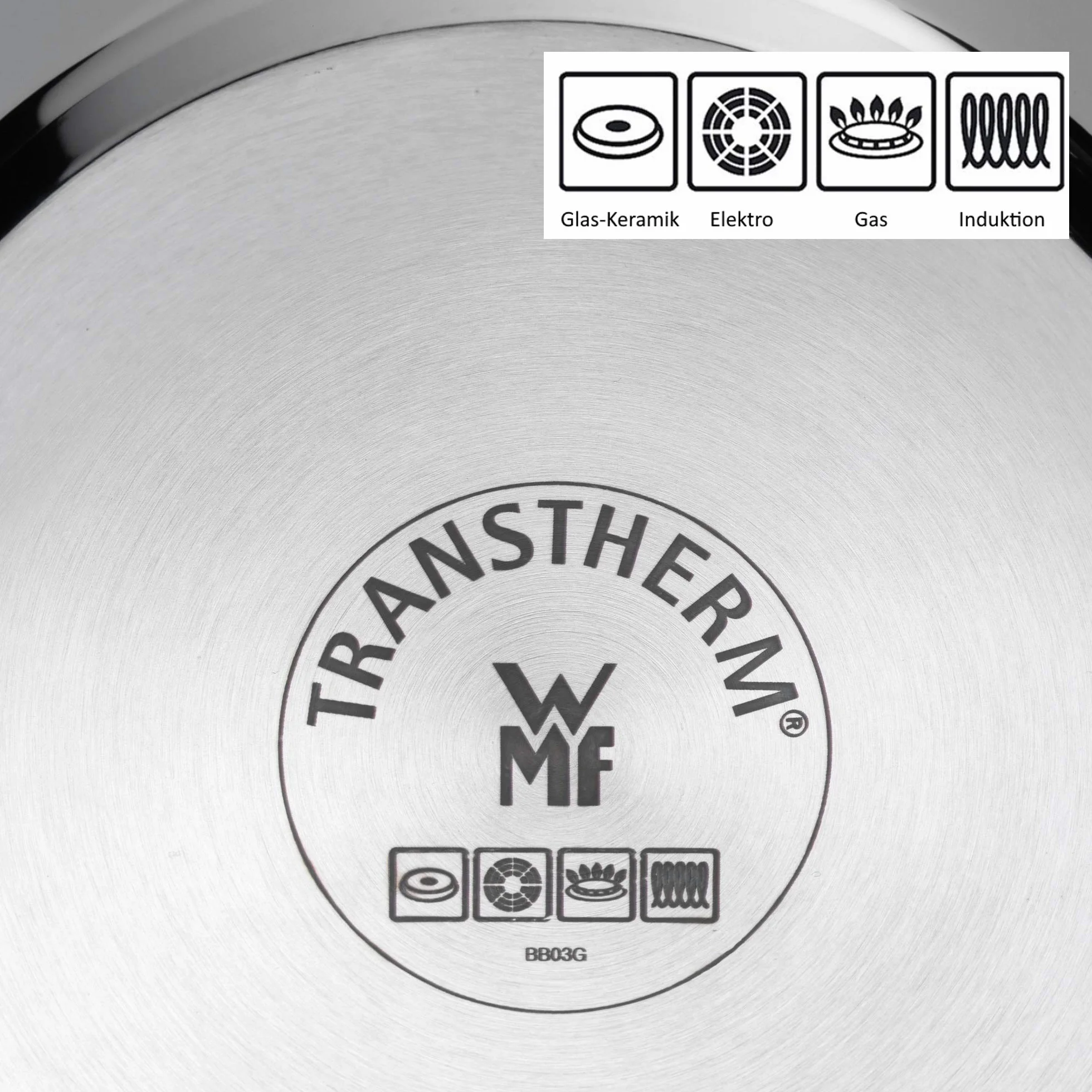 WMF Diadem Plus 730216040 Tegame 20 cm Con coperchio a incastro in vetro