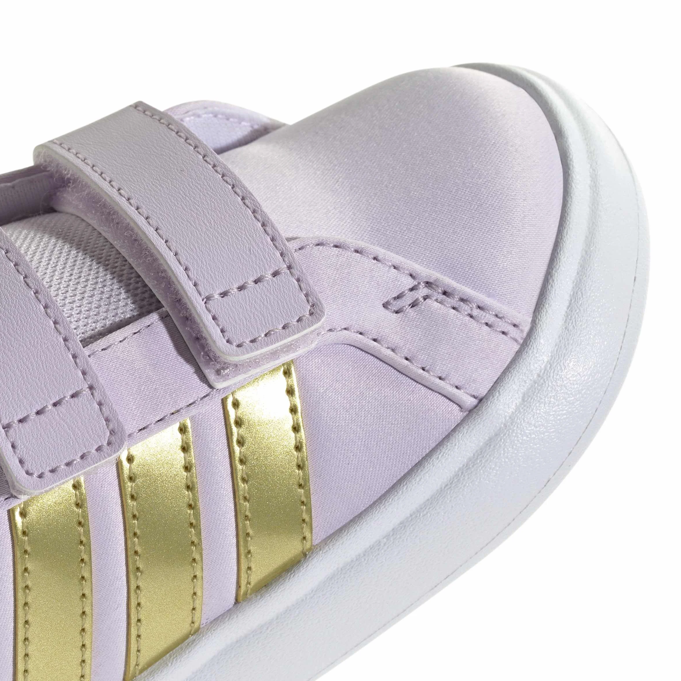 Adidas Disney Frozen Grand Court 3.0 Shoes Infants, Glow Blue/Gold Met./Ice Lavender, 26 1/2 EU