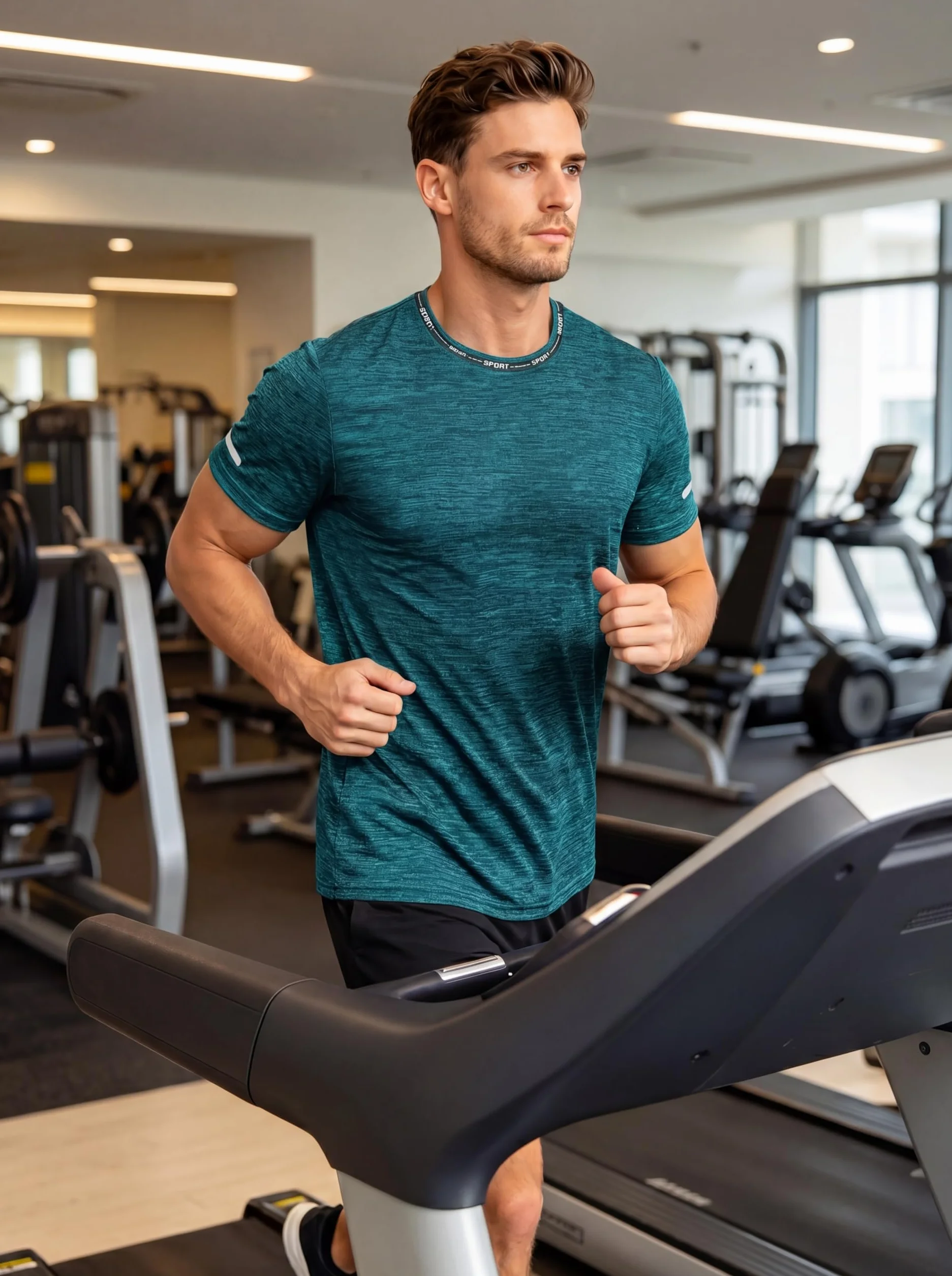 TACVASEN Maglia Uomo Manica Corta T Shirt Tecnica Estive Running Palestra Traspirante