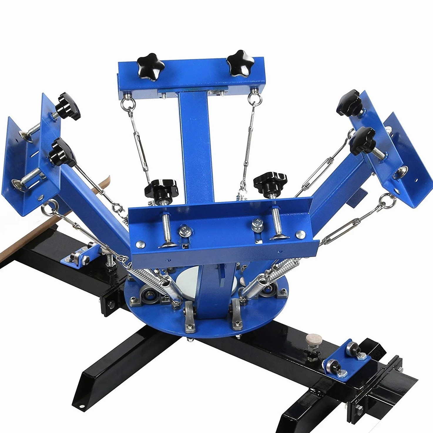 Silk Screen Printing Machine 4 Colore 2 Stazione Screen Printing Machine Stampa Serigrafica Macchina da Stampa T-Shirt Removibile