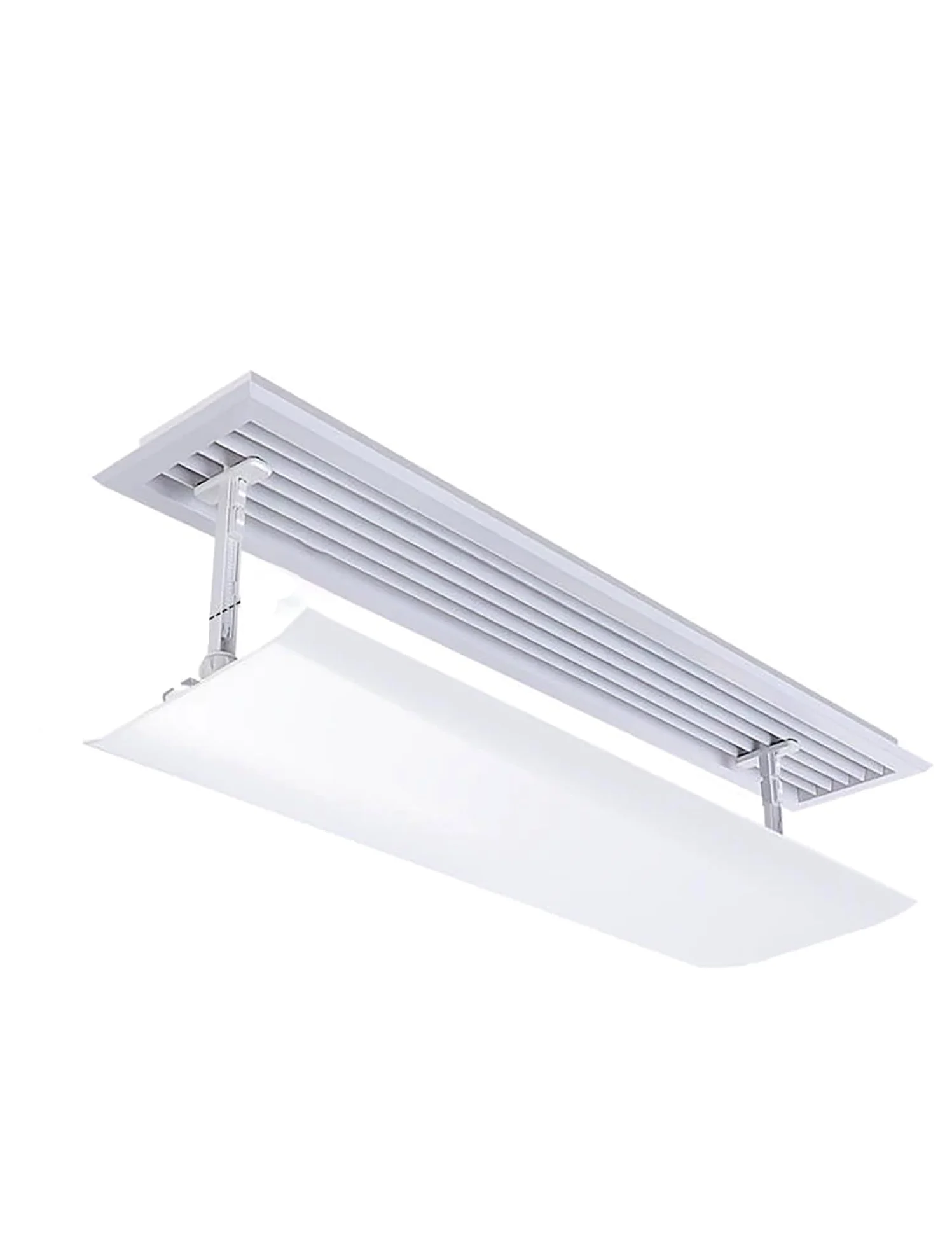 Deflettore per climatizzatore, Gancio for deflettore AC for cassetta da soffitto 40-150x20 cm | 140X20cm