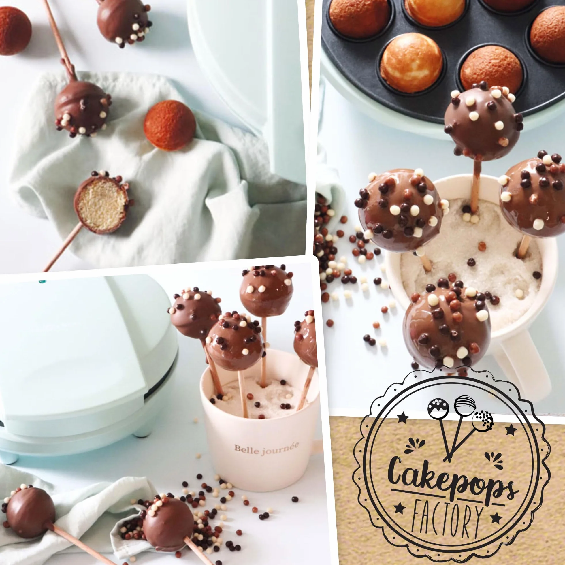 ScrapCooking - Macchina per Cakepops - Dispositivo Cake Pops Factory - Pronto in 5 minuti - Regalo Pasticceria Cucina Gustare - Ricetta Inclusa - 3893
